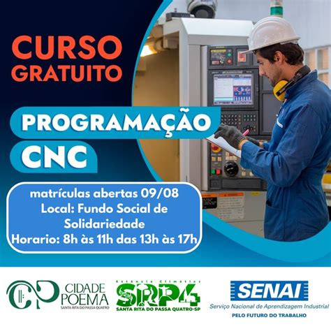 curso de usinagem cnc senai|Curso Programação e Operação de Centro de Usinagem .